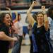 Elementary school teachers get down as they compete in a dance off at Cliff Keen Arena during the 14th Annual Kids' Fair at University of Michigan on Friday. Melanie Maxwell I AnnArbor.com